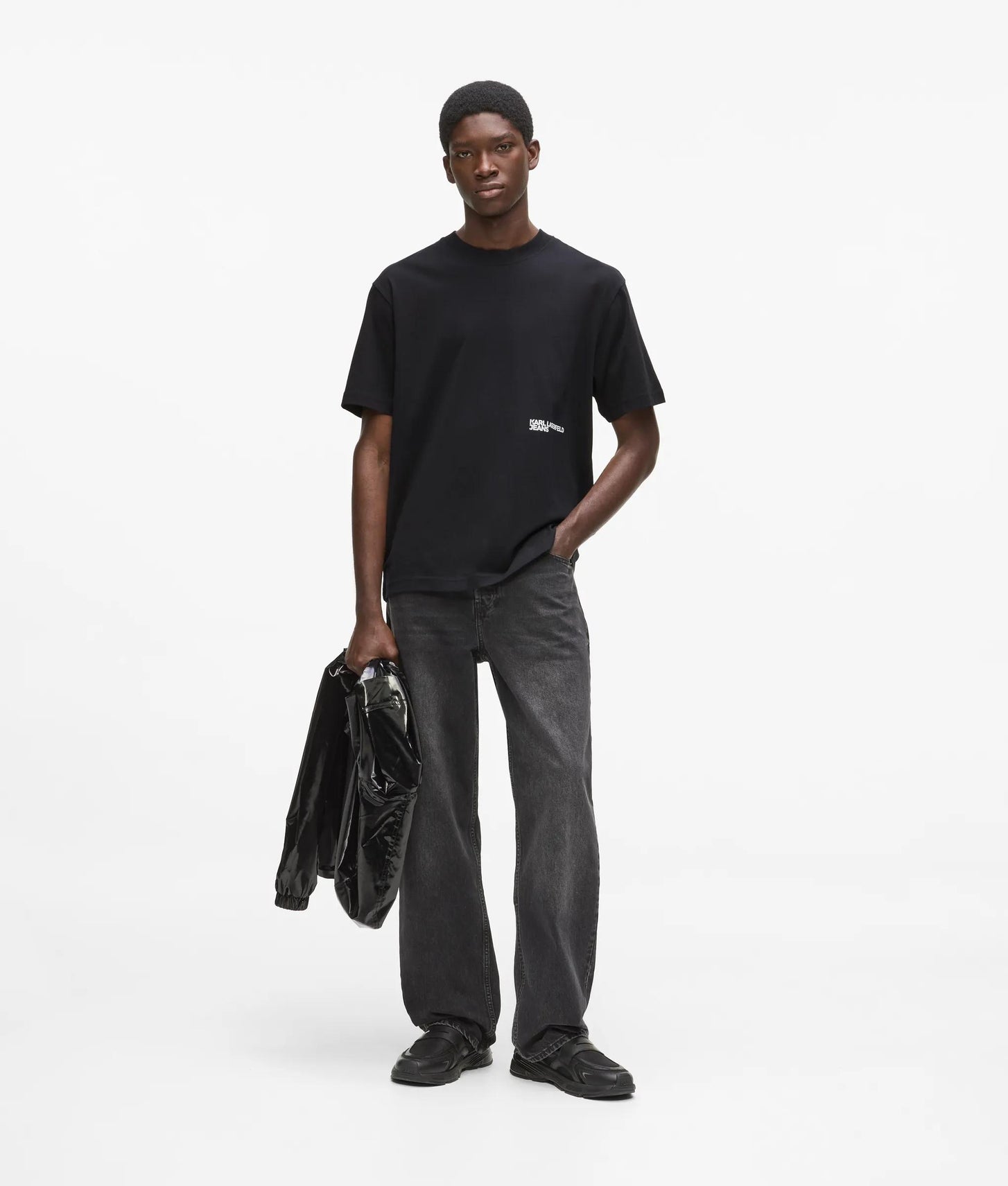 Karl Lagerfeld Rule Breaking T-Shirt Black