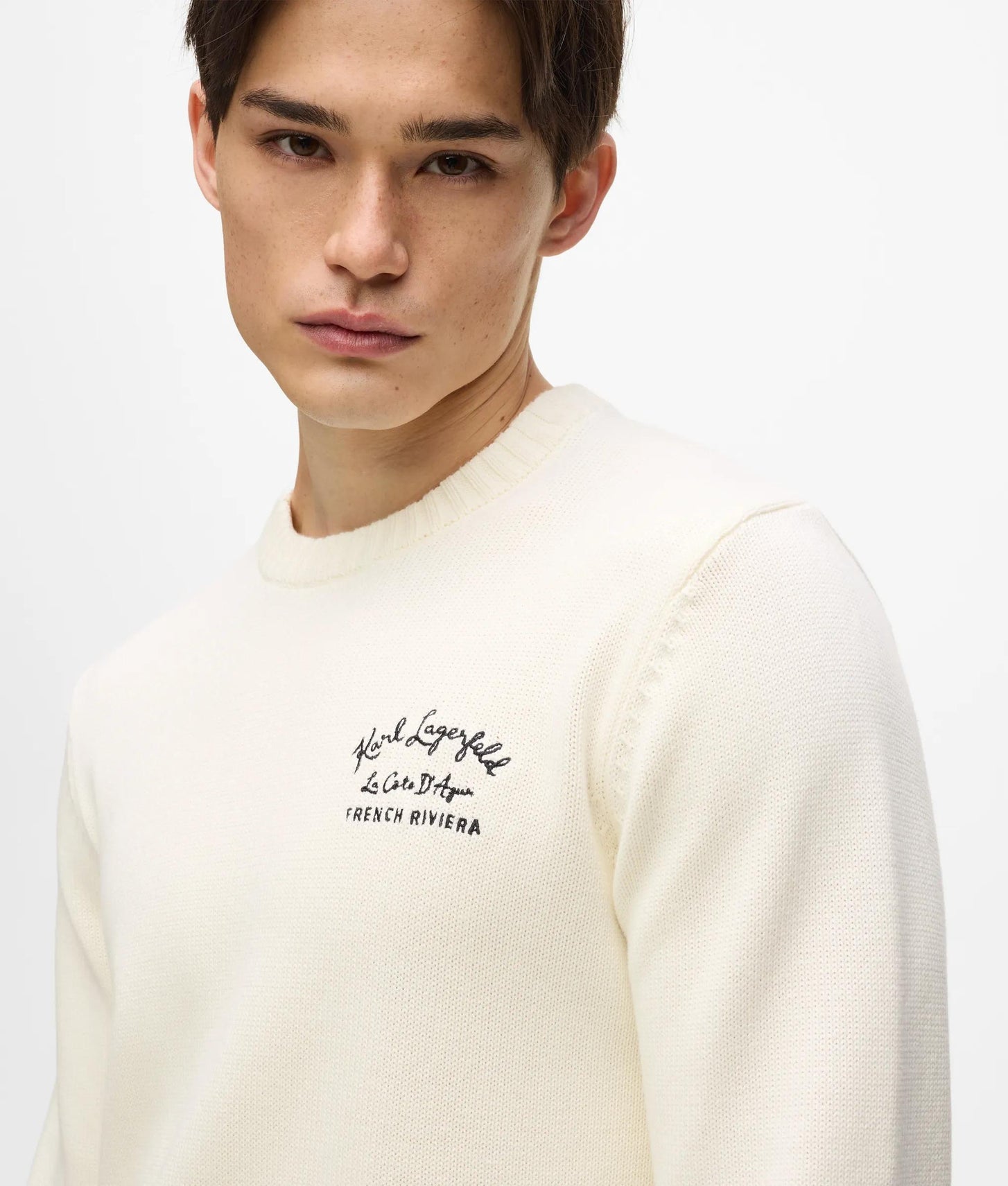 Karl Lagerfeld Côte D'Azur Sweater Cannoli Cream