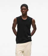 Karl Lagerfeld Knit Tank Top Black