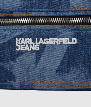 Karl Lagerfeld Curved Hem T-Shirt Grenadine