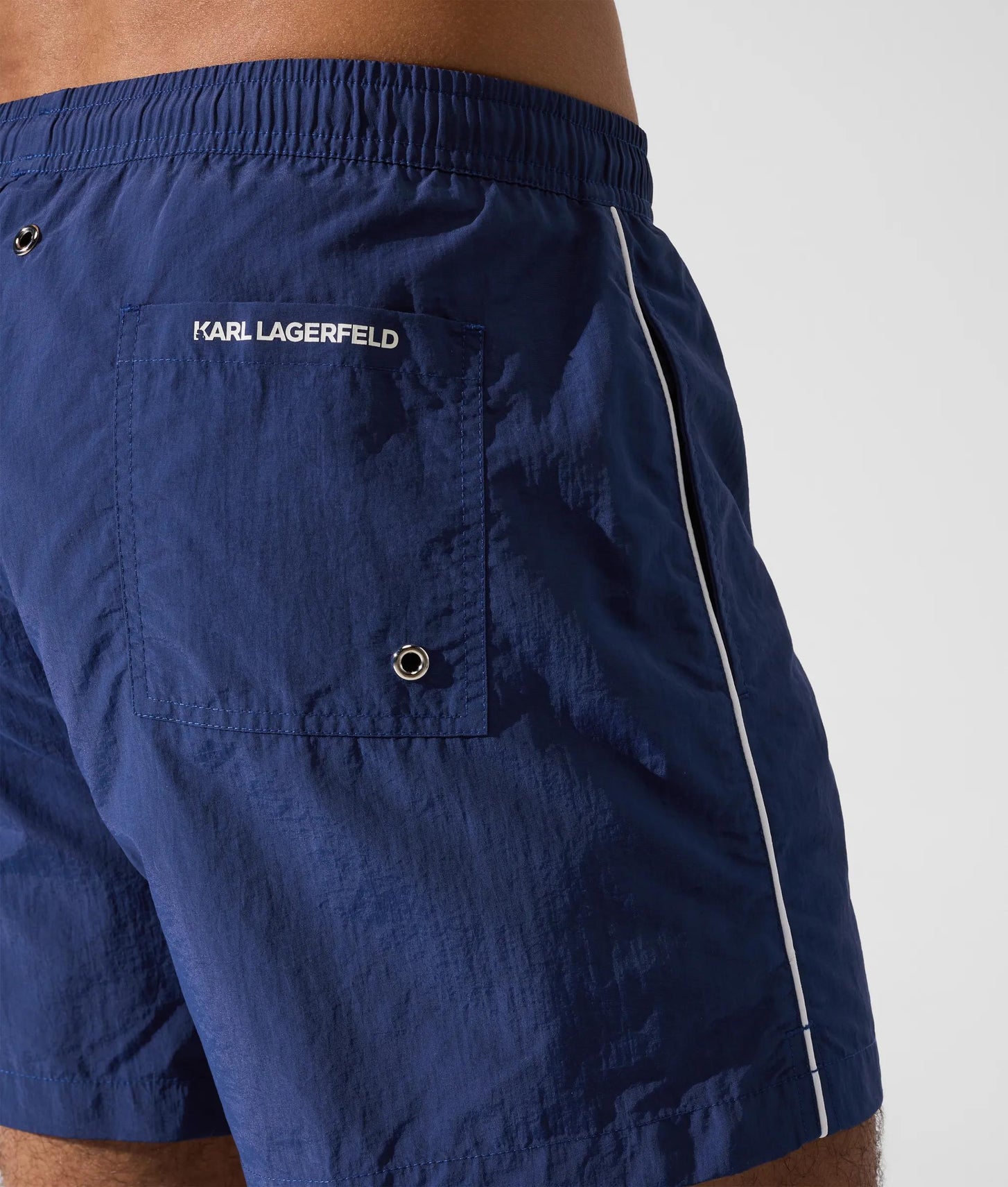 Karl Lagerfeld Nautical Short Boardshorts Medieval Blue