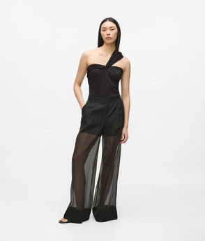 KarlLagerfeld Kautograph Color-Block Bag Black/White