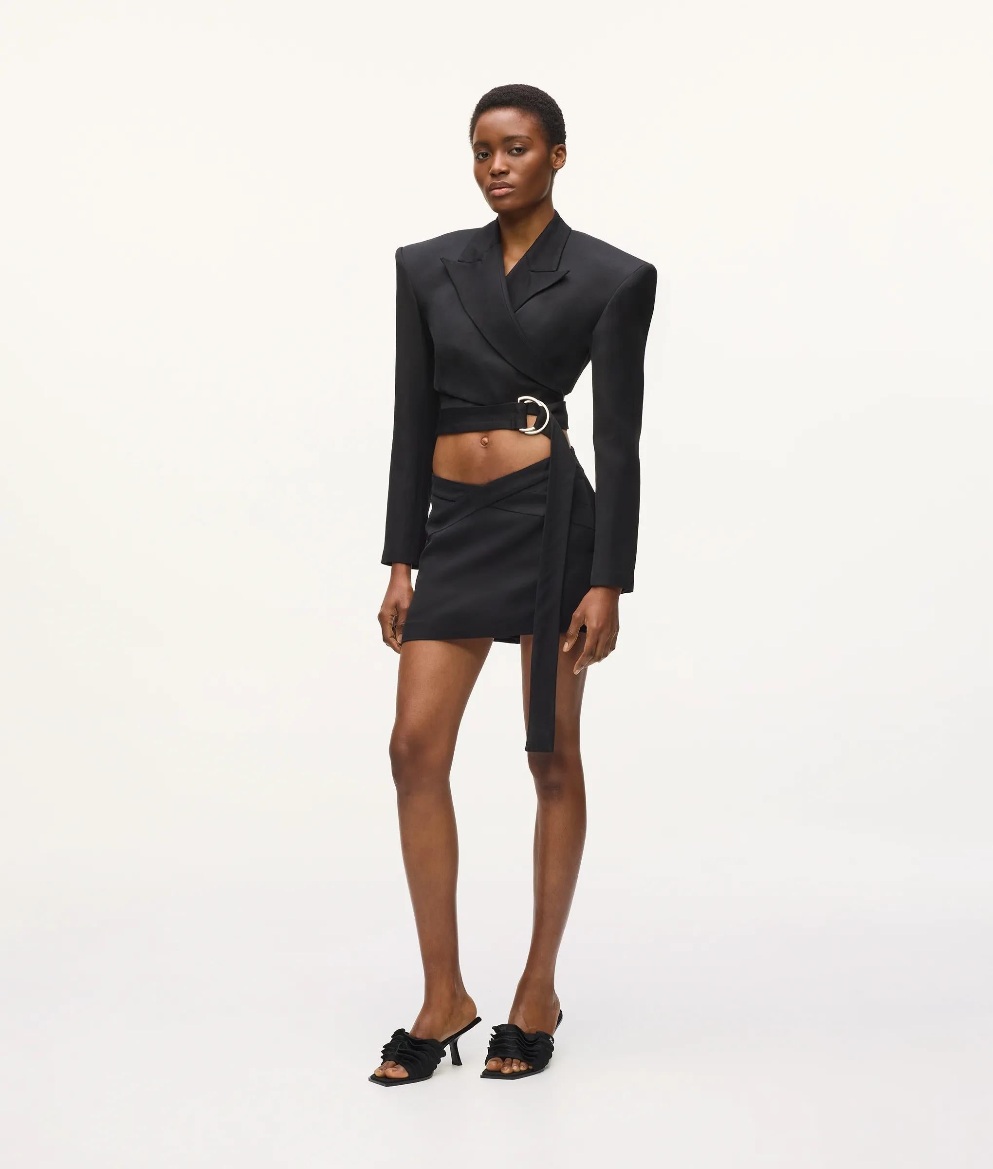 Karl Lagerfeld Kl Studio Mini Skort Black