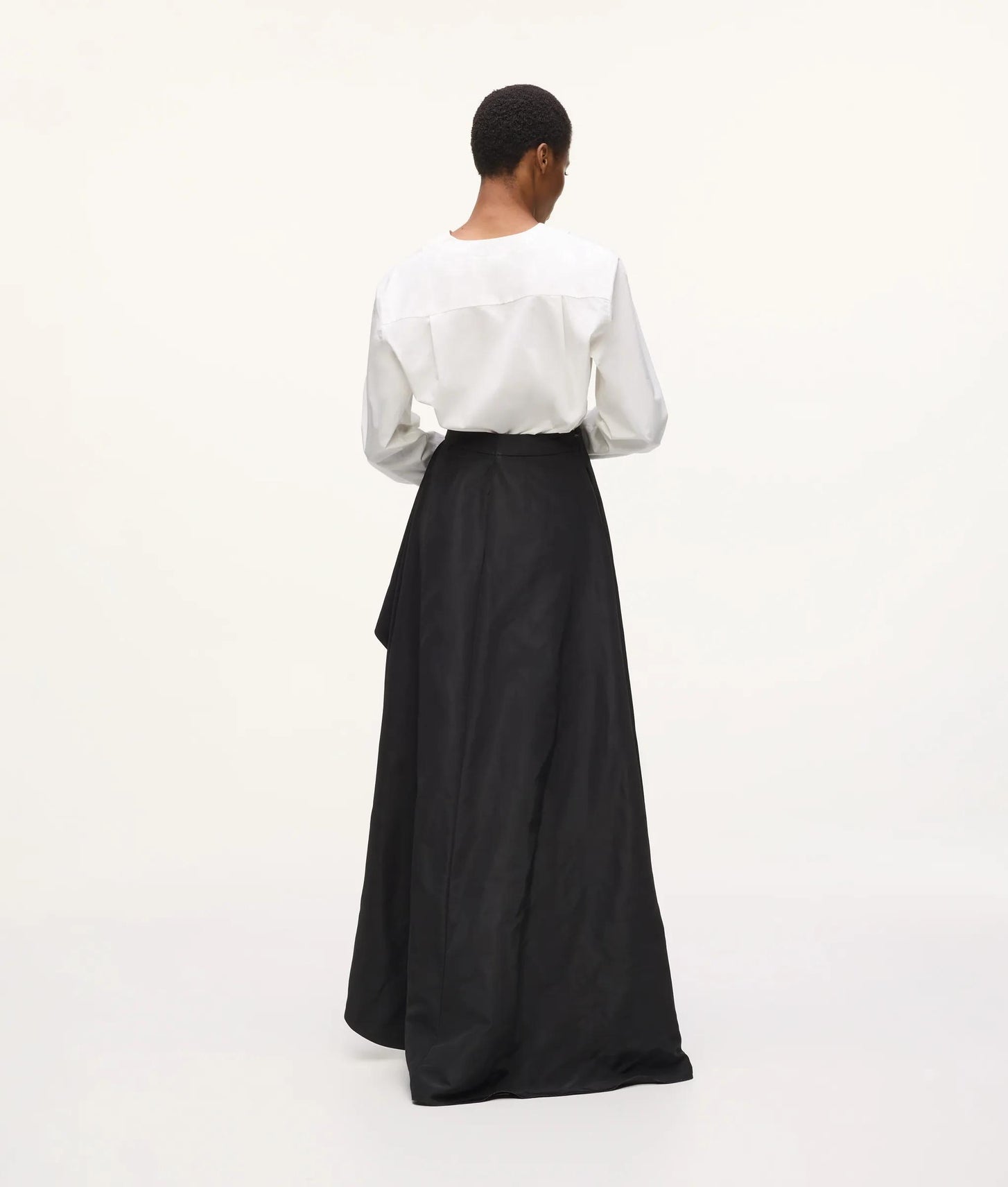 Karl Lagerfeld Kl Studio Ruffle Skirt Black