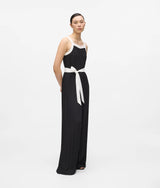 Karl Lagerfeld Pleated Jumpsuit Black