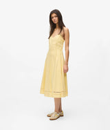 Karl Lagerfeld Cut-Out Embroidery Dress Sunlight