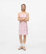 Karl Lagerfeld Floral Mesh Slip Dress Floral All Over Print Pink