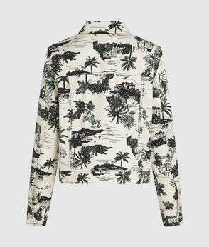 Karl Lagerfeld All-Over-Print Mini Skirt Vacances De Karl Black