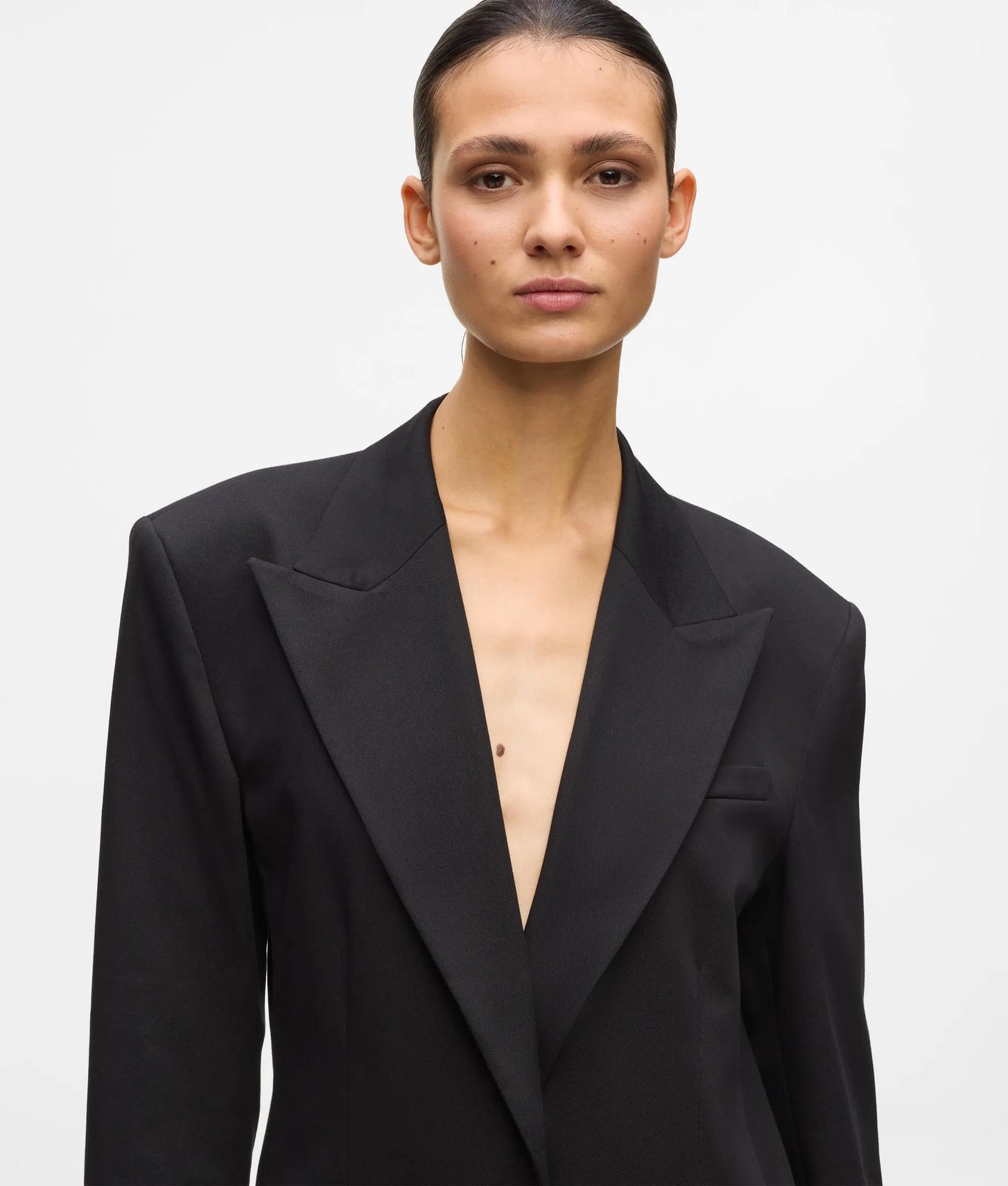 Karl Lagerfeld Kl X Amber Valletta Structured Blazer Black