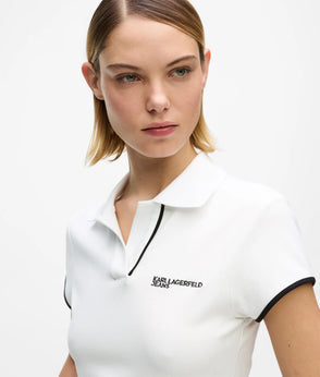 Karl Lagerfeld Logo Sweat Shorts White