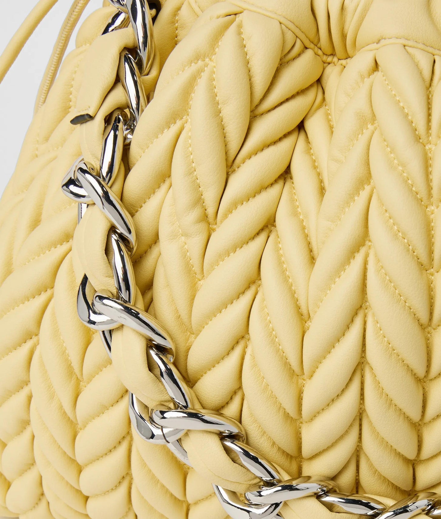 KarlLagerfeld Kweave Chain Shoulder Bag Sunlight