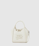 KarlLagerfeld Kautograph Patch Mini Tote Bag Off White