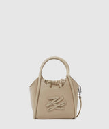 KarlLagerfeld Kautograph Patch Mini Tote Bag Safari