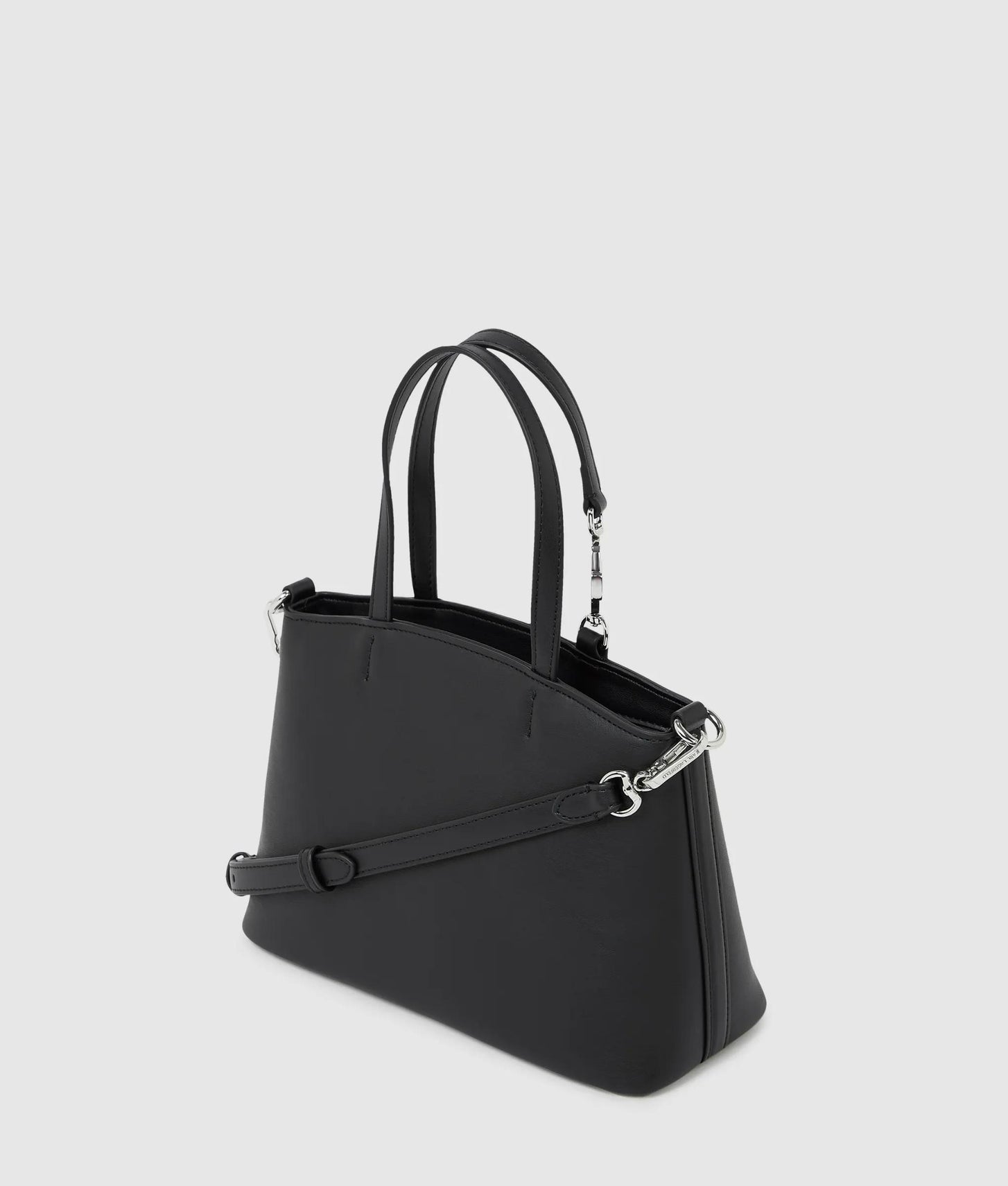 KarlLagerfeld Ikon Smooth Small Tote Bag Black
