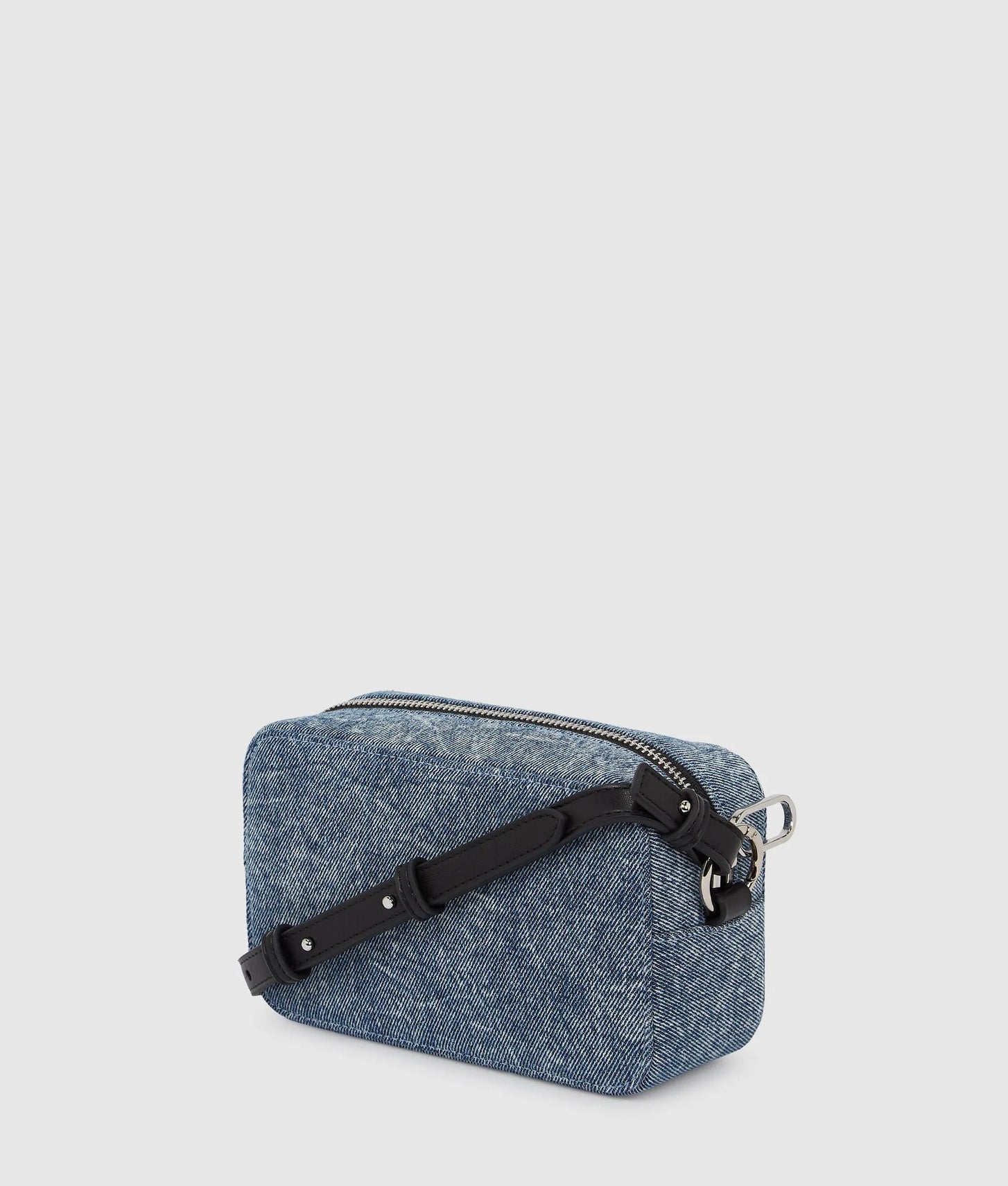 KarlLagerfeld Denim Chain Camera Bag Washed Medium Blue