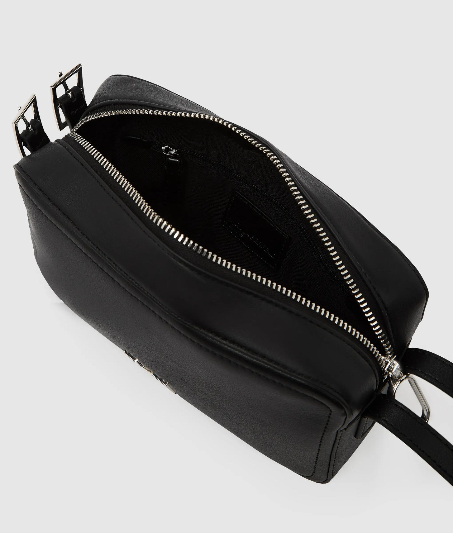 KarlLagerfeld Twin Strap Camera Bag Black