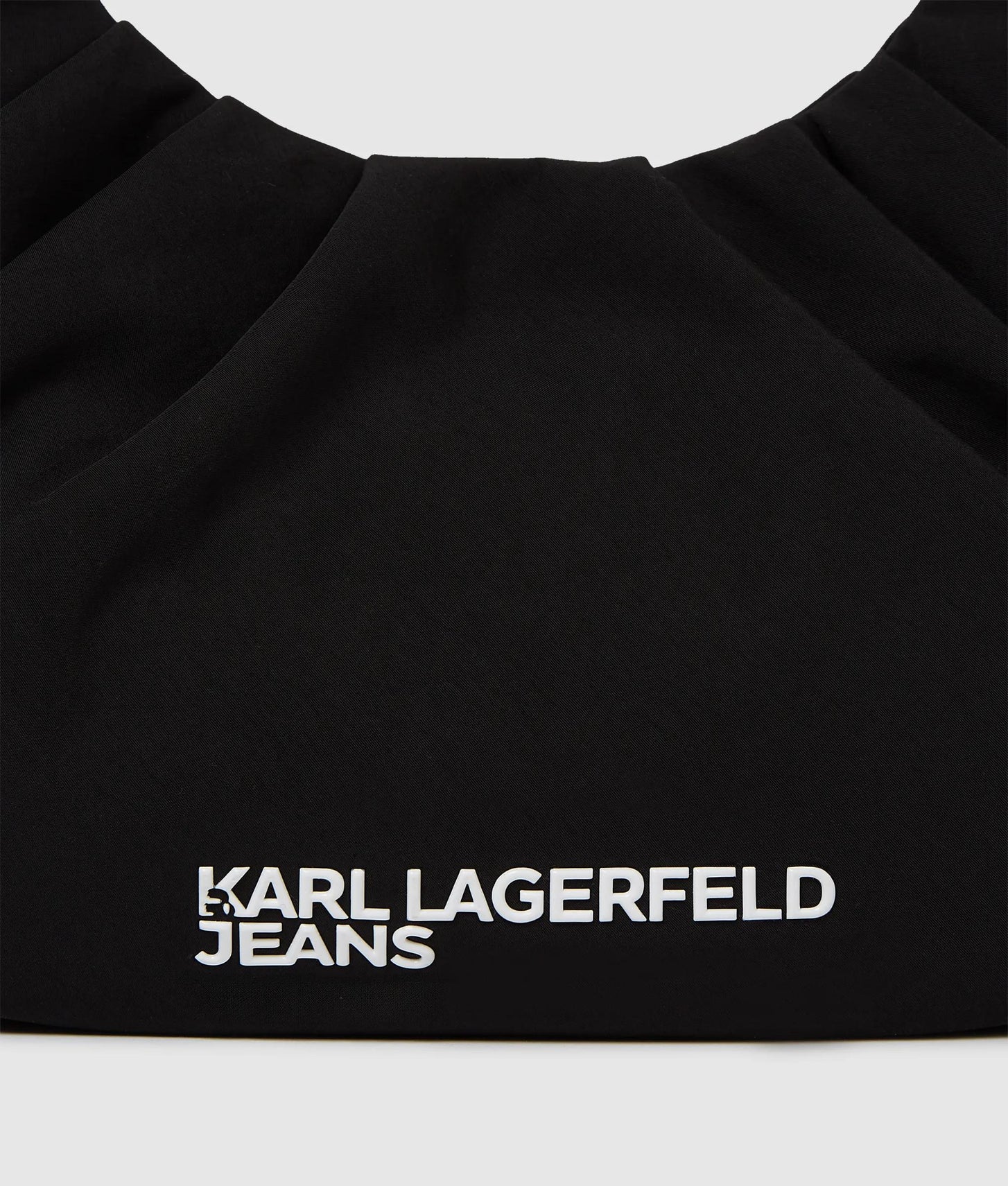 KarlLagerfeld Gathered Hobo Bag Black