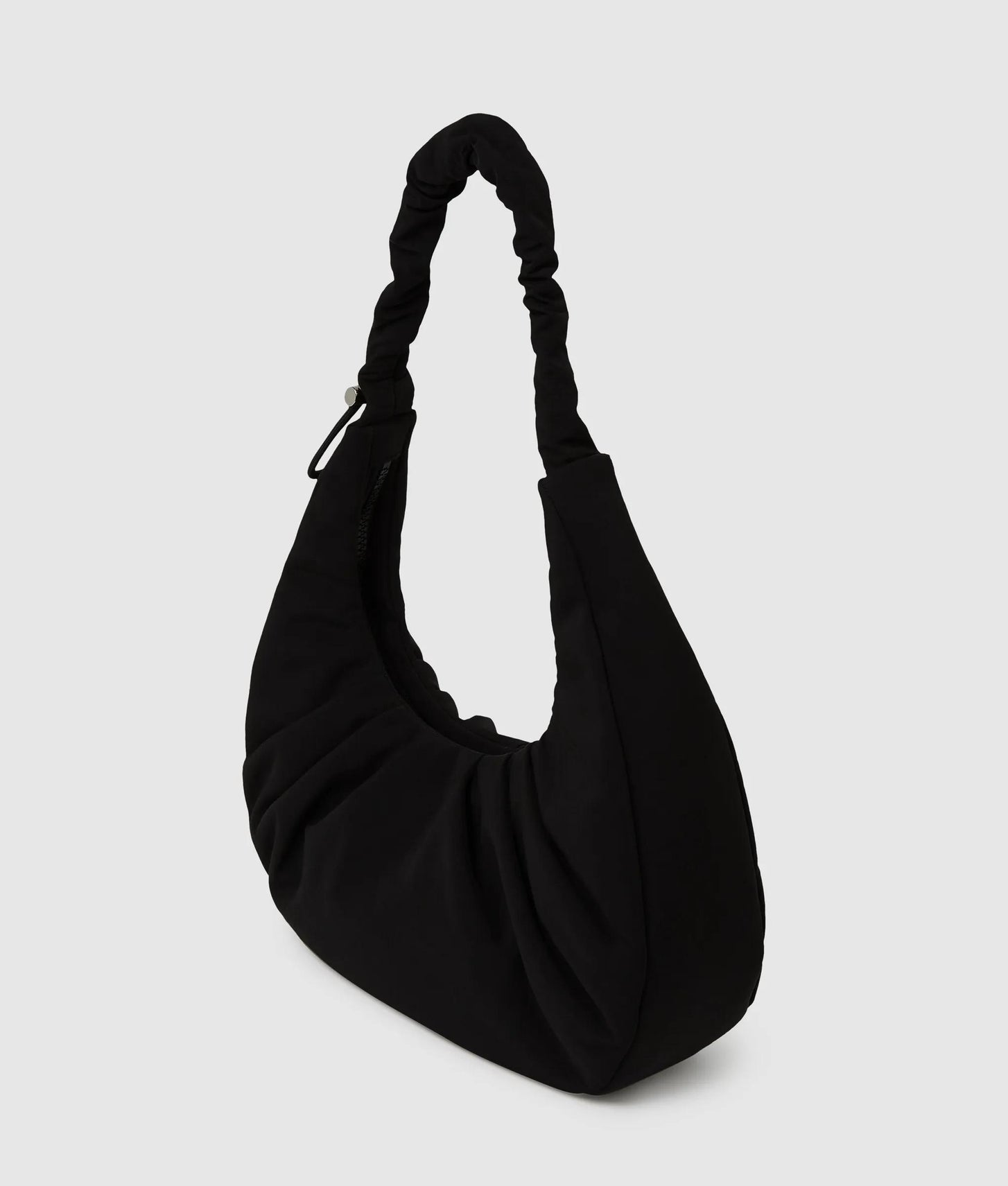 KarlLagerfeld Gathered Hobo Bag Black