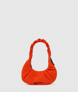 KarlLagerfeld Gathered Small Hobo Bag Grenadine