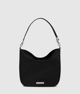 KarlLagerfeld Ikon Smooth Hobo Bag Black