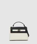 KarlLagerfeld Kautograph Color-Block Bag Black/White