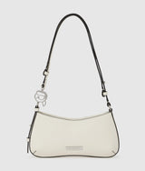 KarlLagerfeld Ikon Smooth Mini Shoulder Bag Off White
