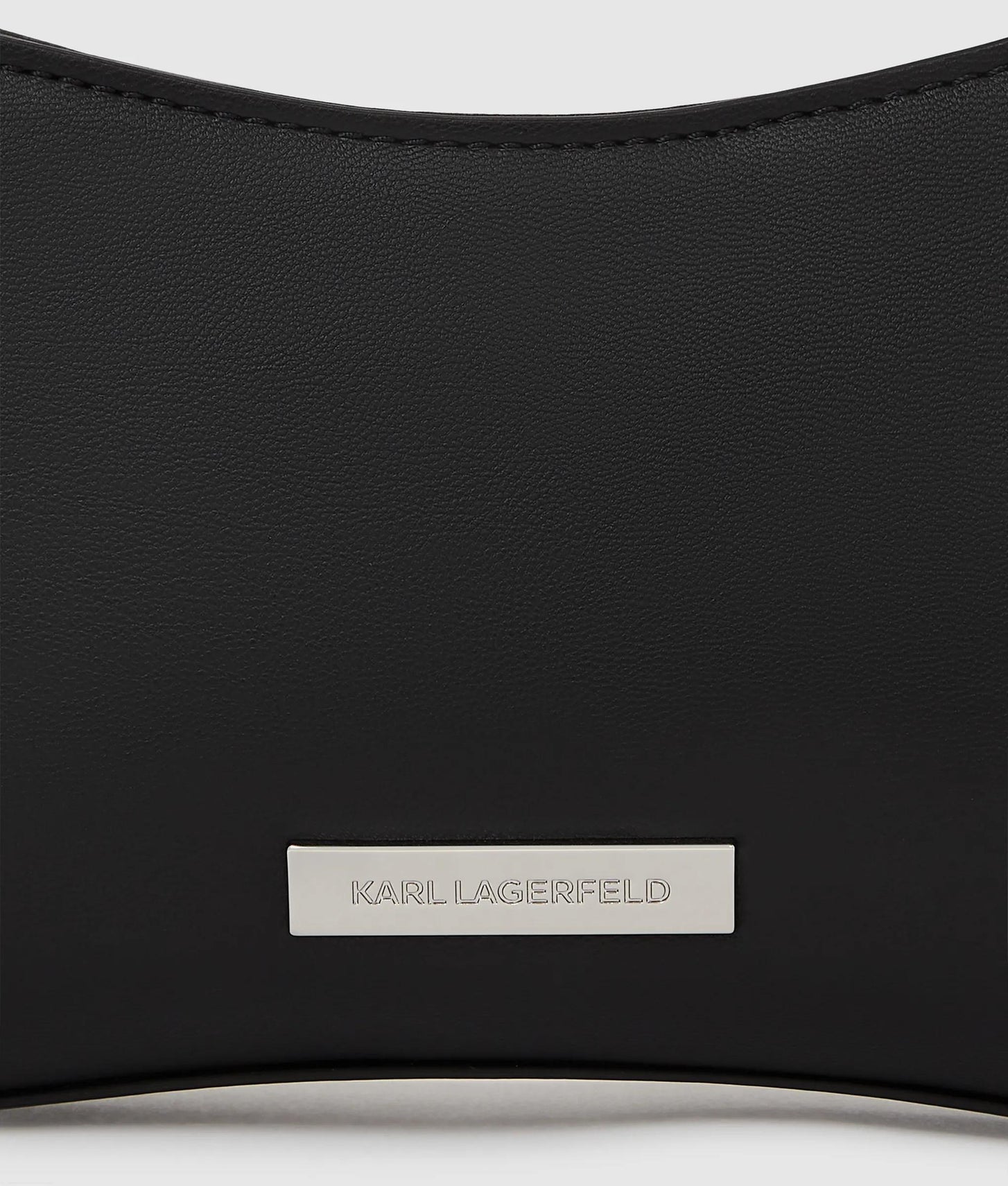 KarlLagerfeld Ikon Smooth Mini Shoulder Bag Black