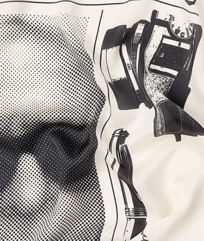 Karl Lagerfeld Tie Detail Mini Dress Black