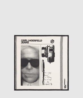 Karl Lagerfeld Logo Oxford Shirt White