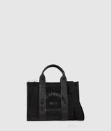 KarlLagerfeld Rue St-Guillaume Square Mesh Medium Tote Bag Black