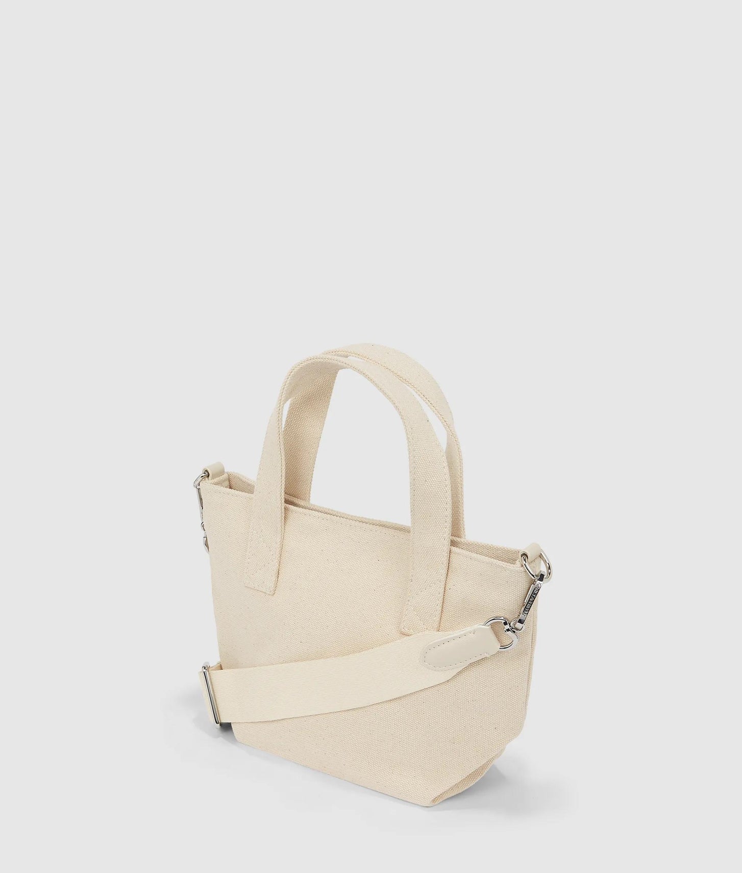 KarlLagerfeld Ikon Circle Choupette Rhinestones Shopper Off White