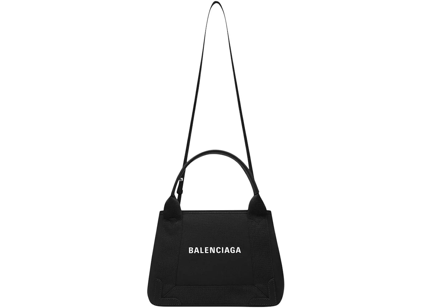 Balenciaga Navy Cabas Tote Bag Xs Black