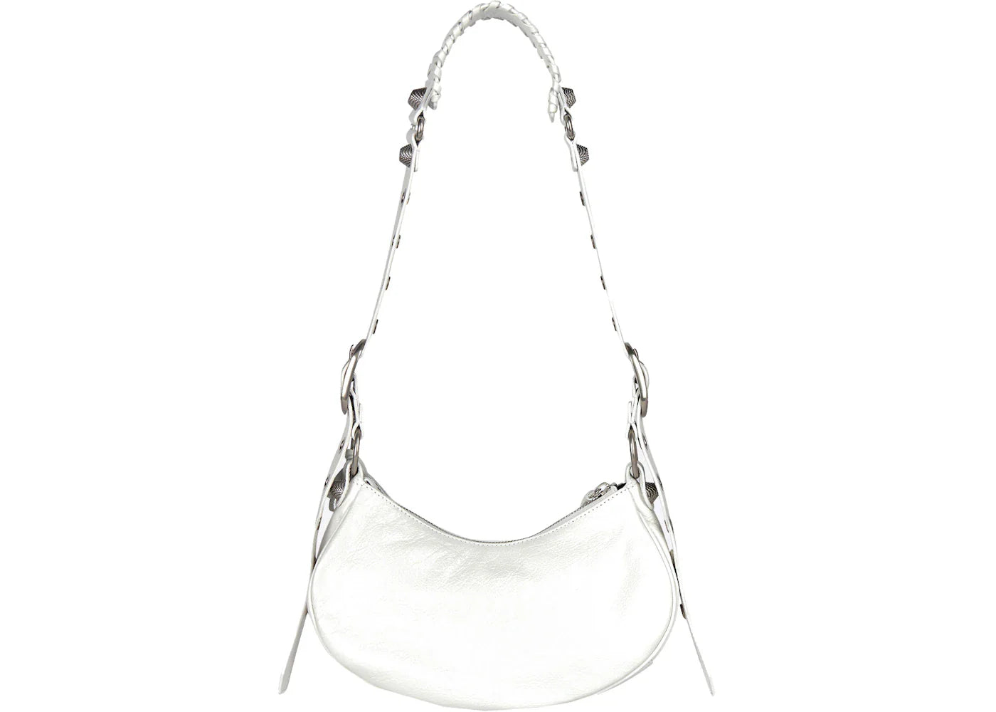 Balenciaga Le Cagole Shoulder Bag Xs White