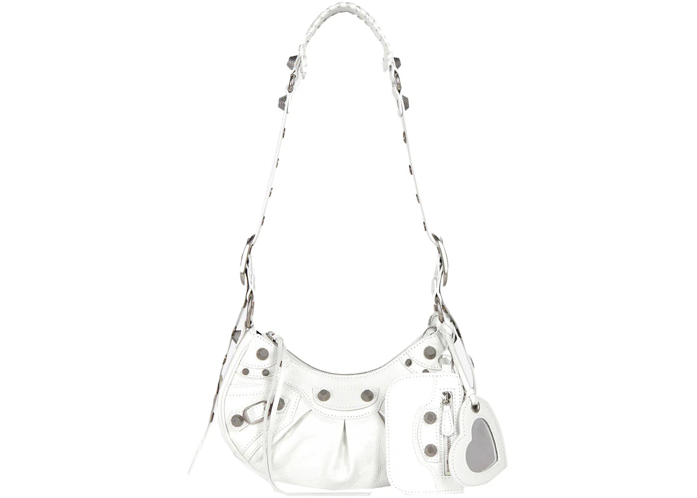 Balenciaga Le Cagole Shoulder Bag Xs White