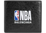 Balenciaga X Nba Cash Square Folded Wallet Black