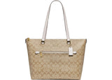 Coach Gallery Tote Bag Khaki/Chalk