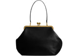 Coach Large Kisslock Frame Bag Brass/Black