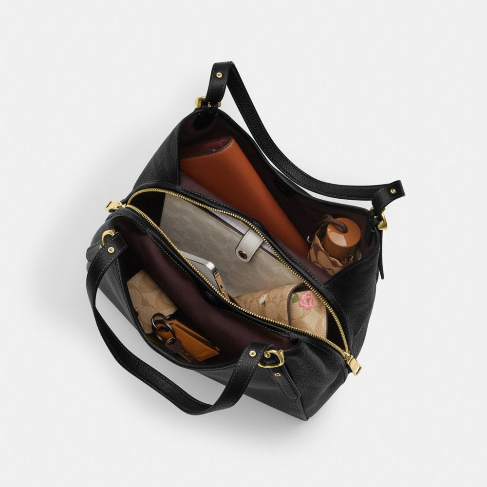 Coach Erin Shoulder Bag Gold Chalk