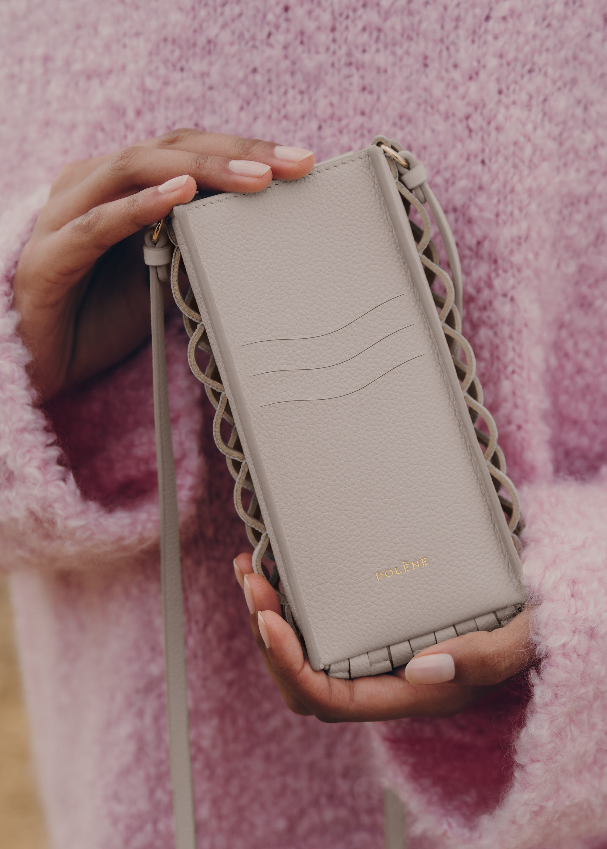 Polene Onda Phone Case - Ecru