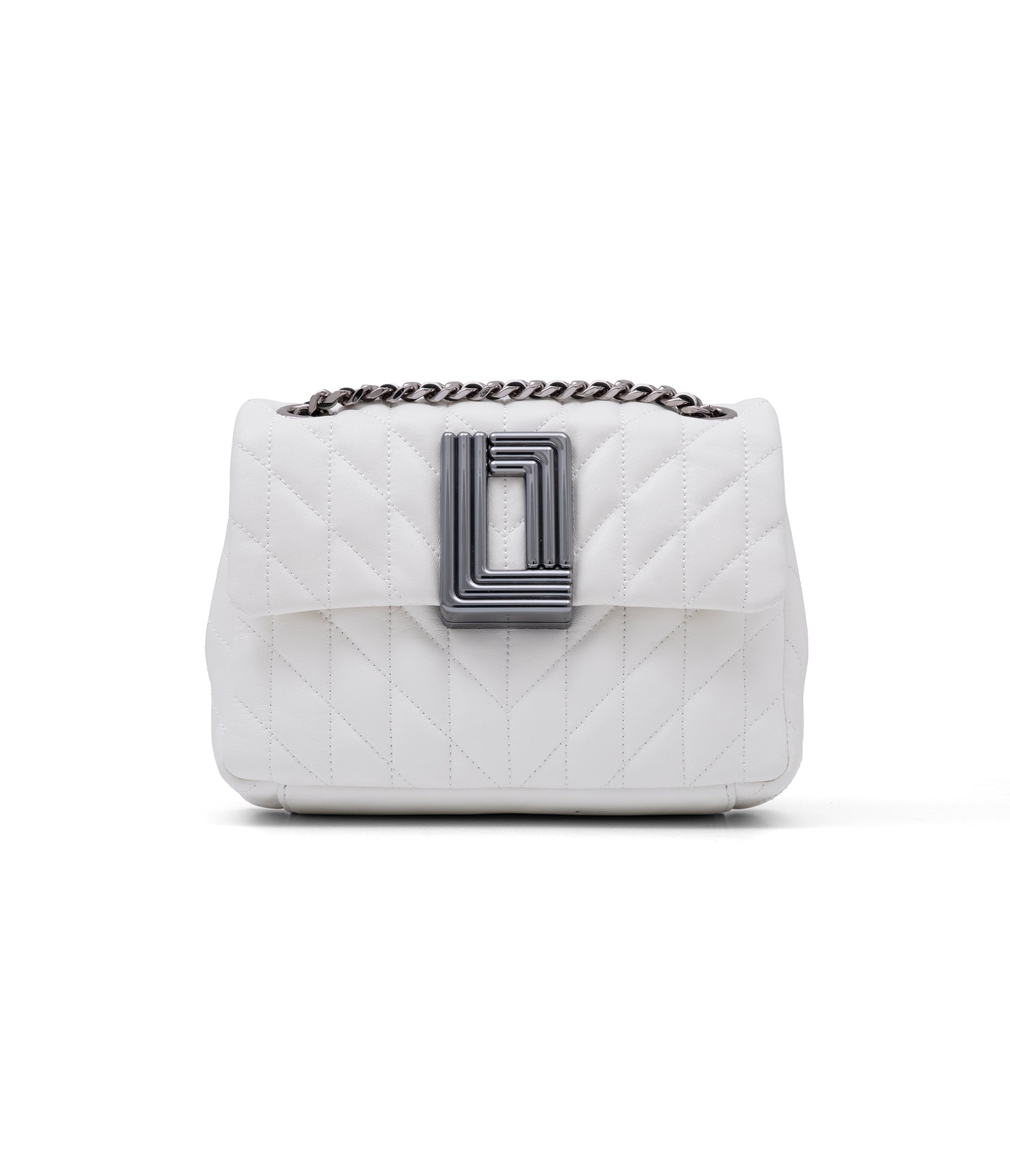 KarlLagerfeld Lafayette mini crossbody winter white/silver