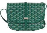 Goyard 233 Messenger Goyardine Pm Green