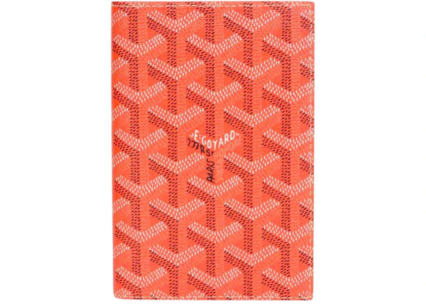Goyard Grenelle Passport Cover Orange
