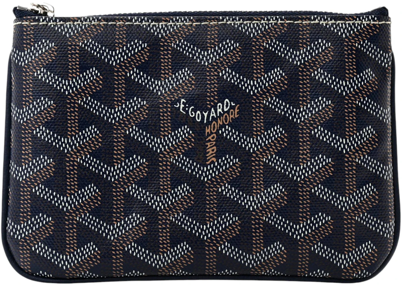 Goyard Senat Pouch Goyardine Mini Navy
