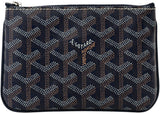 Goyard Senat Pouch Goyardine Mini Navy