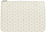 Goyard Senat Pouch Mm White