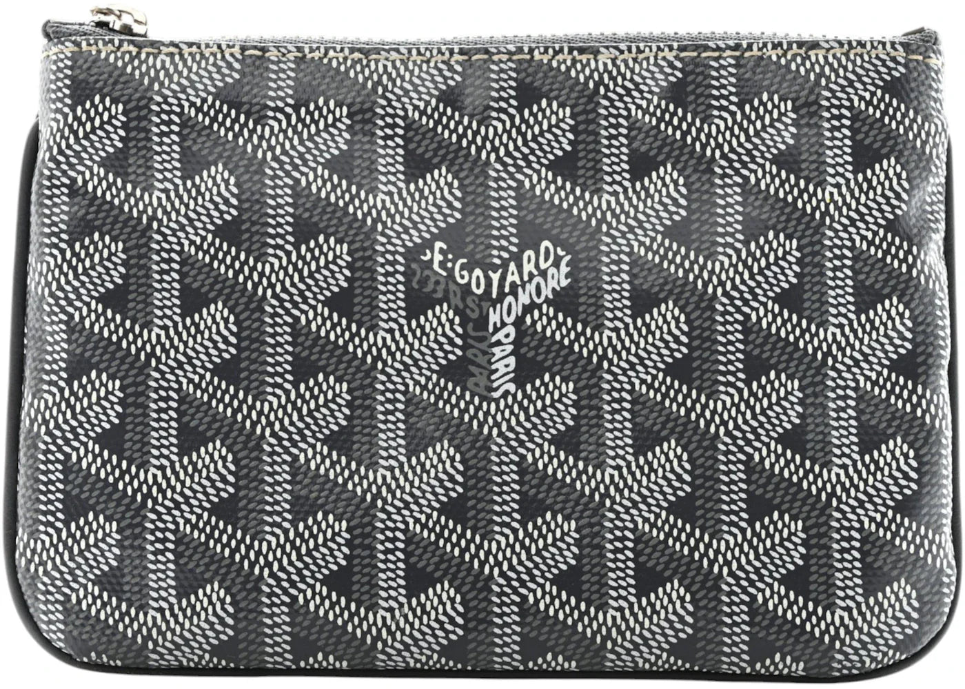 Goyard Senat Pouch Goyardine Mini Grey