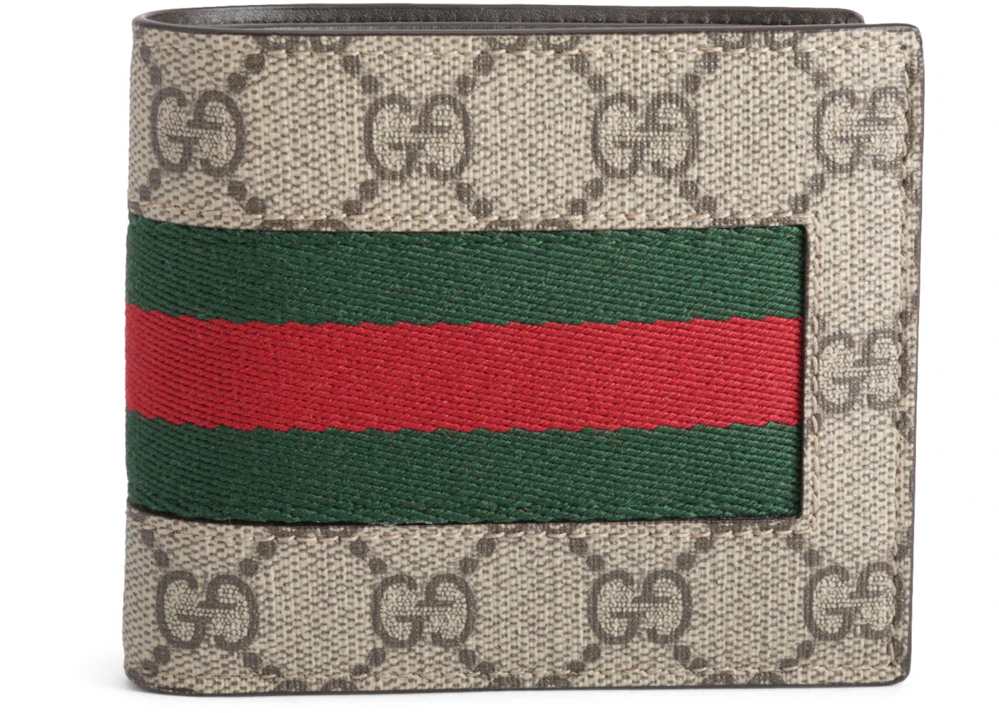 Gucci Bifold Wallet Gg Supreme Web Brown