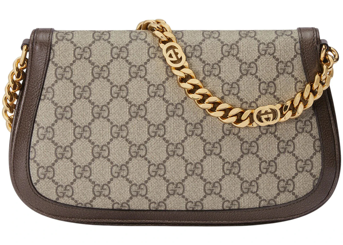 Gucci Blondie Shoulder Bag Gg Supreme Beige/Ebony
