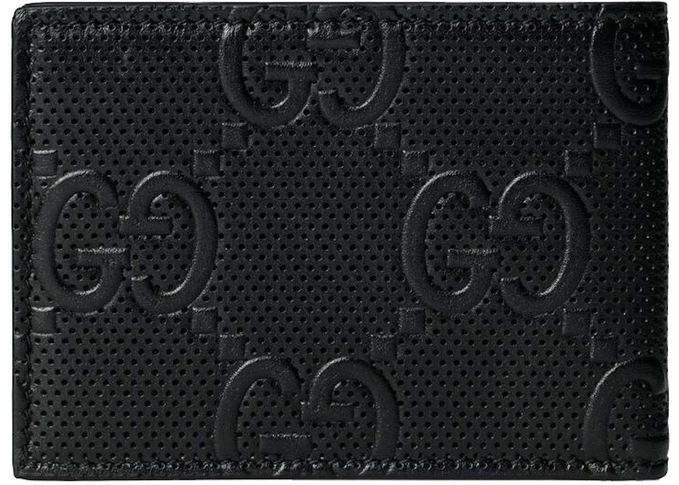 Gucci Gg Embossed Bi-Fold Wallet Black