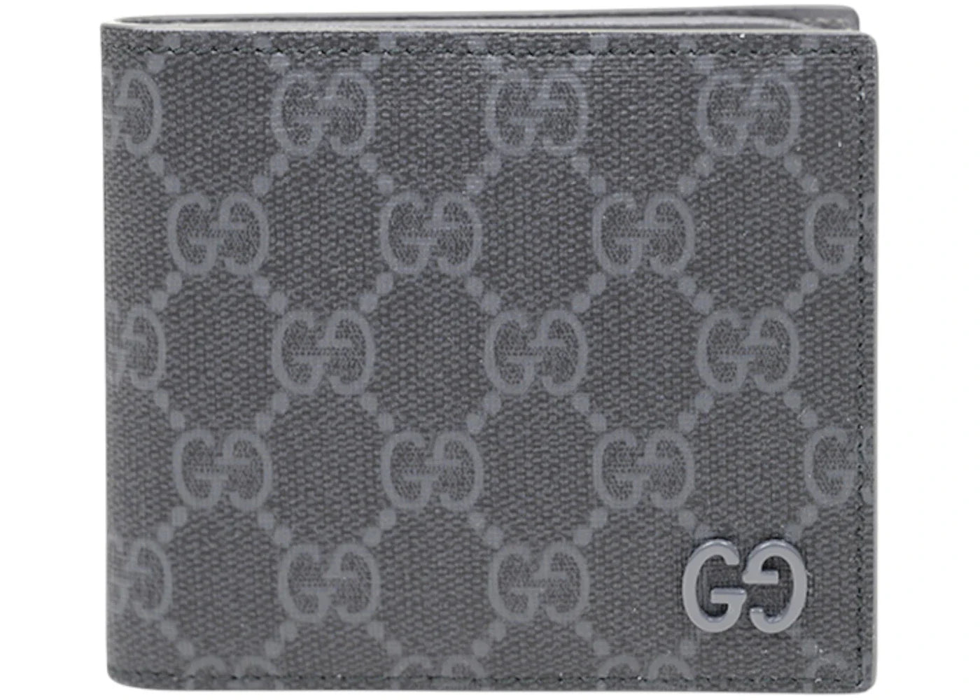 Gucci Gg Grey Interior Wallet Black